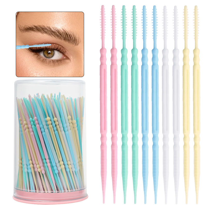 Micro Brush Applicator - 300Pcs Per Bottle Double Head Fishbone