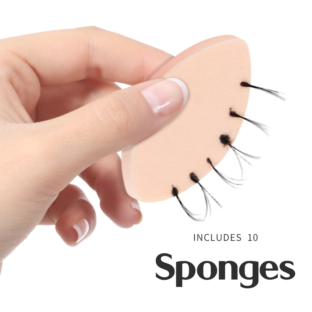 100pcs Soft Sponge False Eyela - Eyelash Extension Guide ulasan dan harga