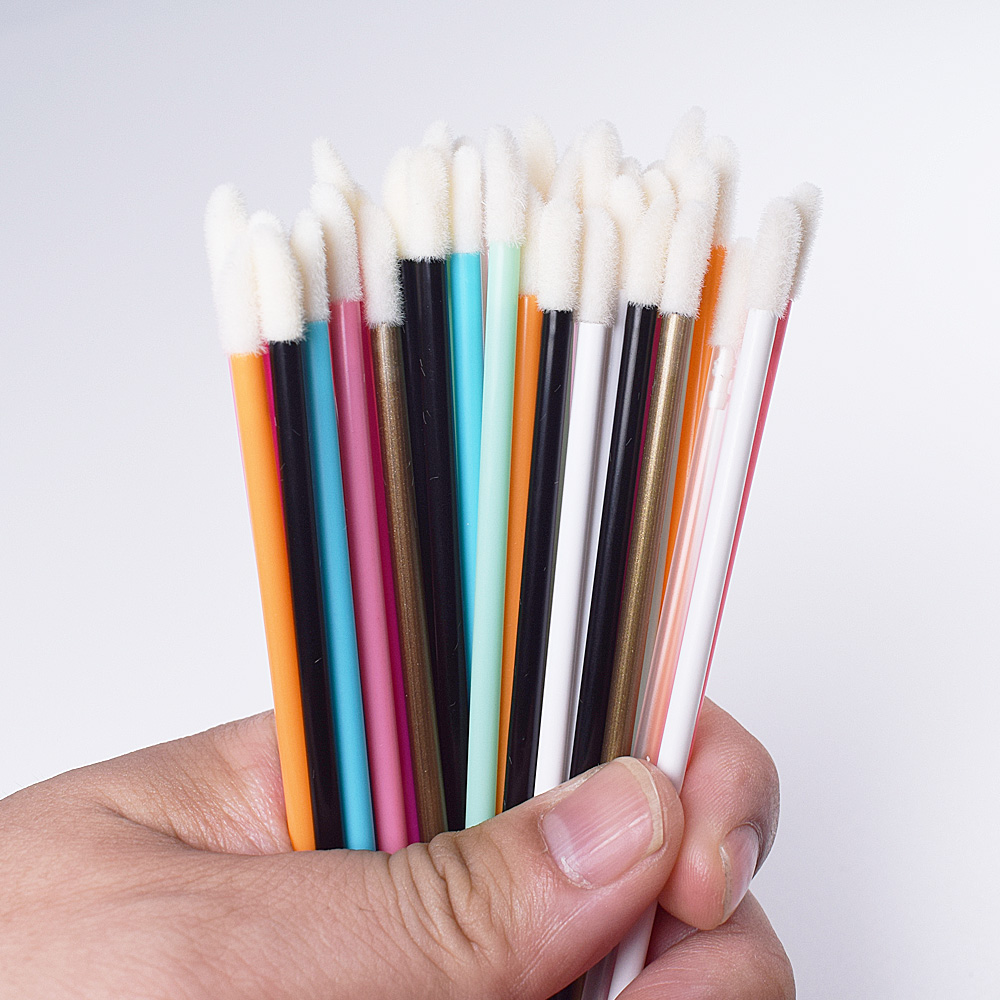 50Pcs Disposable Lip Brush Eye - Micro Brush Applicator ulasan dan harga