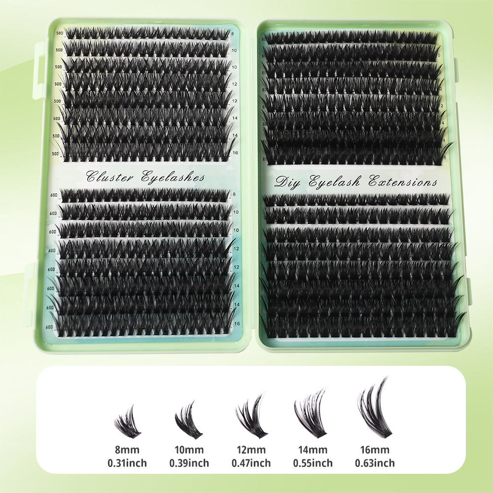 Lashes Cluster DIY Lash Extens - Eyelash Extension Cat Eye Wispy ulasan dan harga