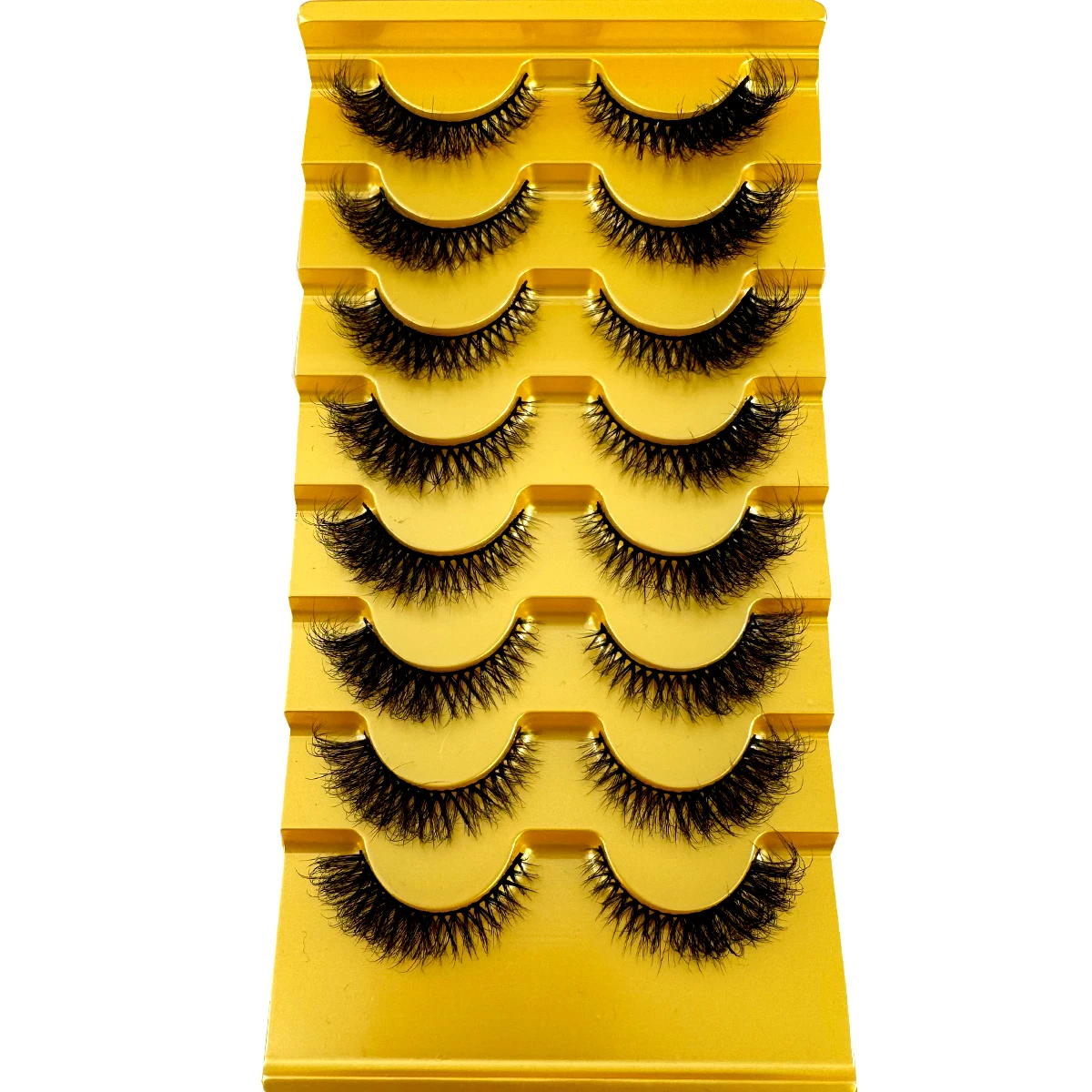 HBZGTLAD New 8 pairs of cat ey - Eyelash Extension Cat Eye Wispy ulasan dan harga