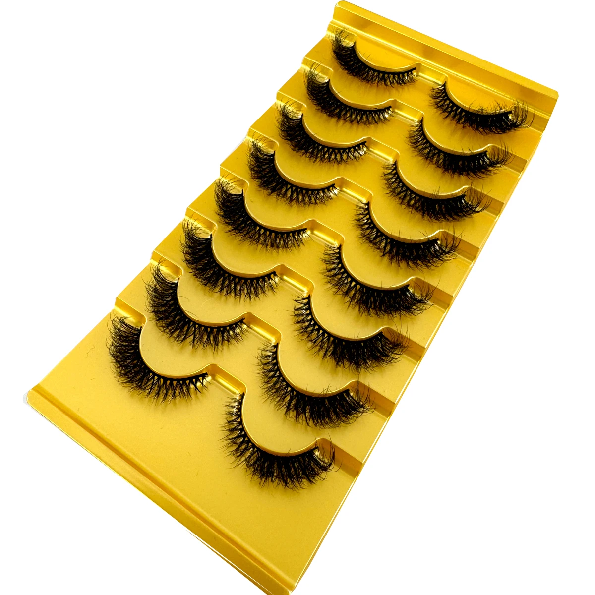 HBZGTLAD New 8 pairs of cat ey - Eyelash Extension Cat Eye Wispy ulasan dan harga