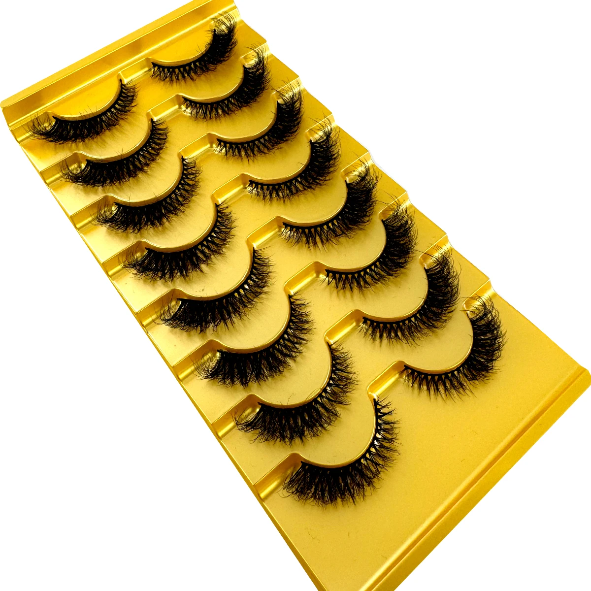 HBZGTLAD New 8 pairs of cat ey - Eyelash Extension Cat Eye Wispy ulasan dan harga
