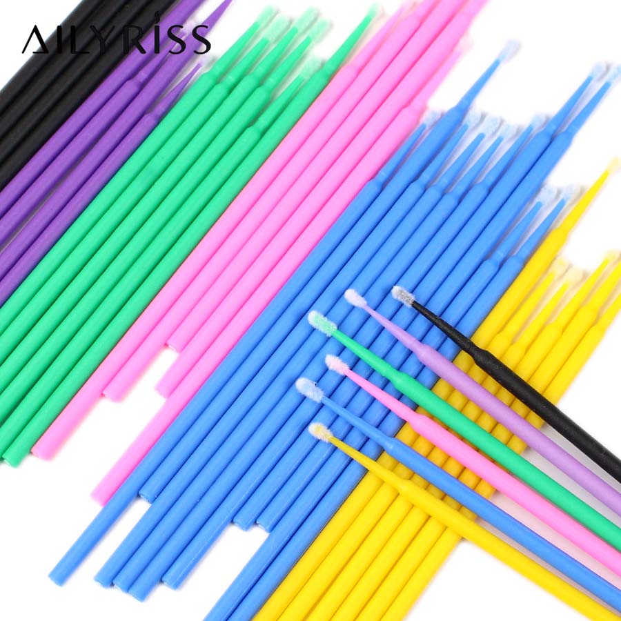 500pcs/lot Disposable Applicat - Micro Brush Applicator ulasan dan harga