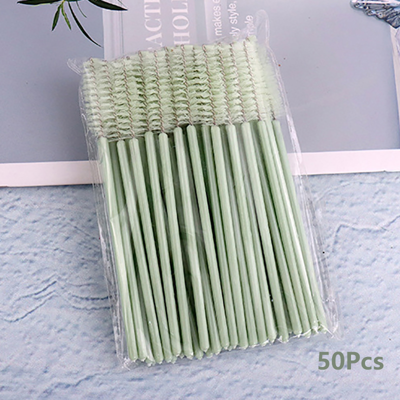 100Pcs Eyelash Brushes Makeup  - Micro Brush Applicator ulasan dan harga