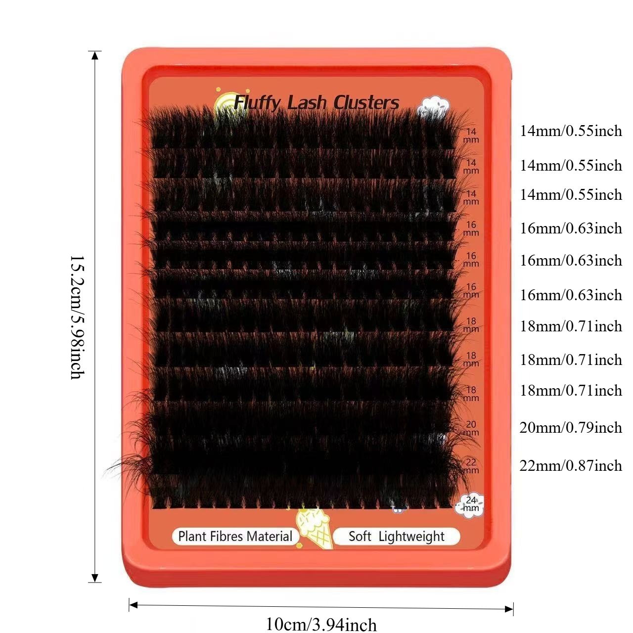 80D-100D Fluffy Cluster Lashes - Eyelash Extension Home Service ulasan dan harga