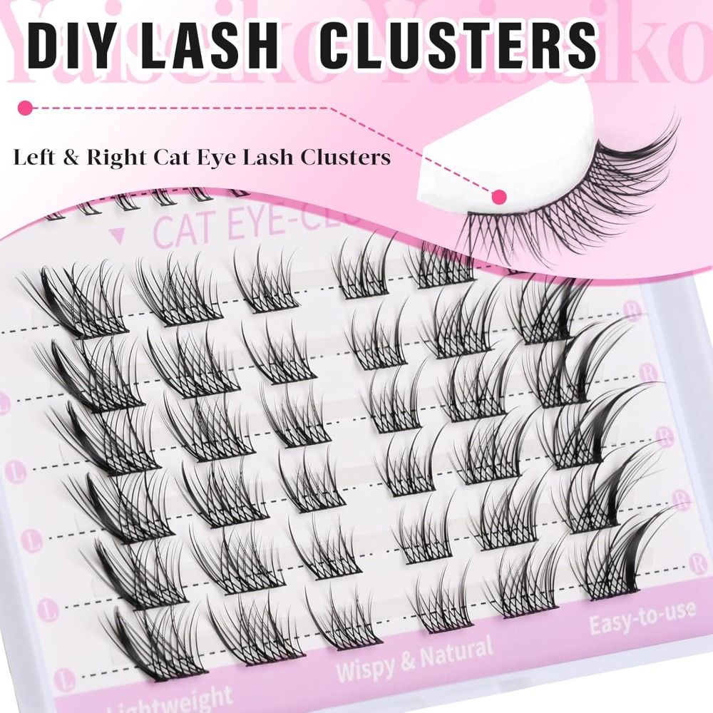 New 3D Cat Eye Self Adhesive L - Eyelash Extension Cat Eye Wispy ulasan dan harga