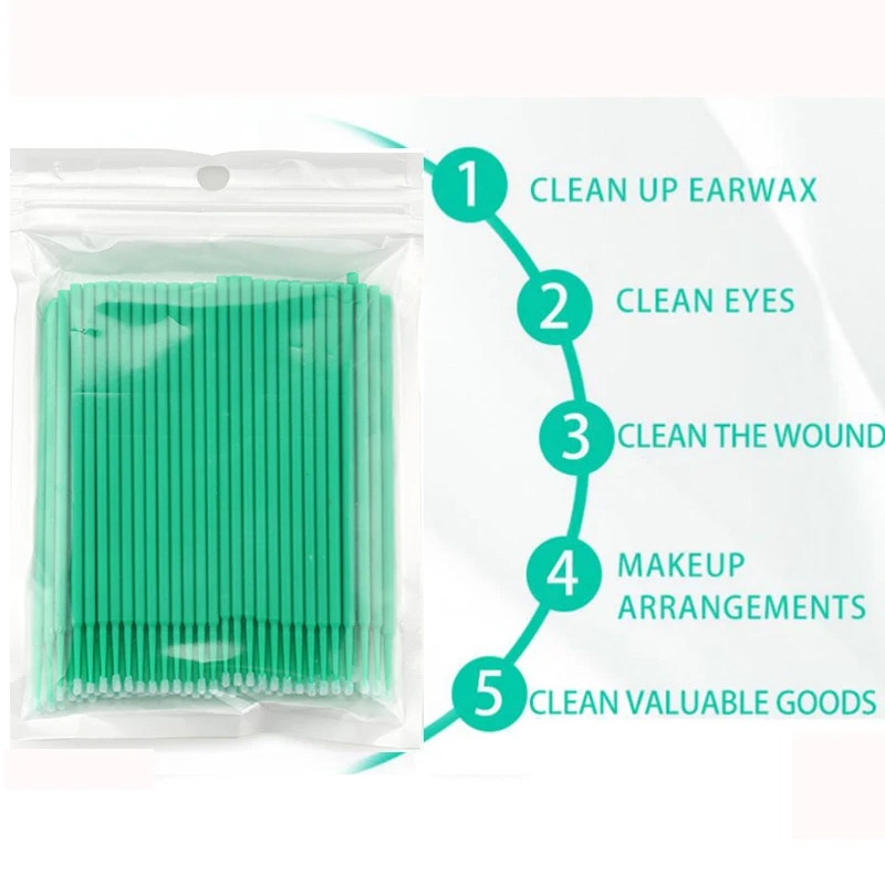 50/100PCS Disposable Micro Bru - Micro Brush Applicator ulasan dan harga