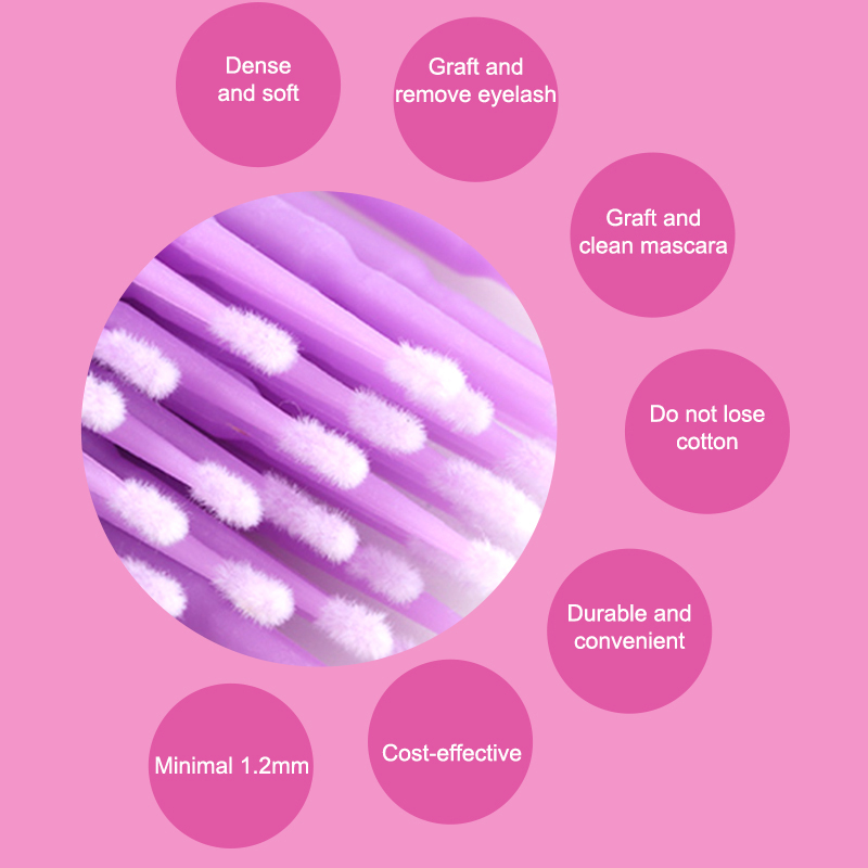 50/100PCS Disposable Micro Bru - Micro Brush Applicator ulasan dan harga