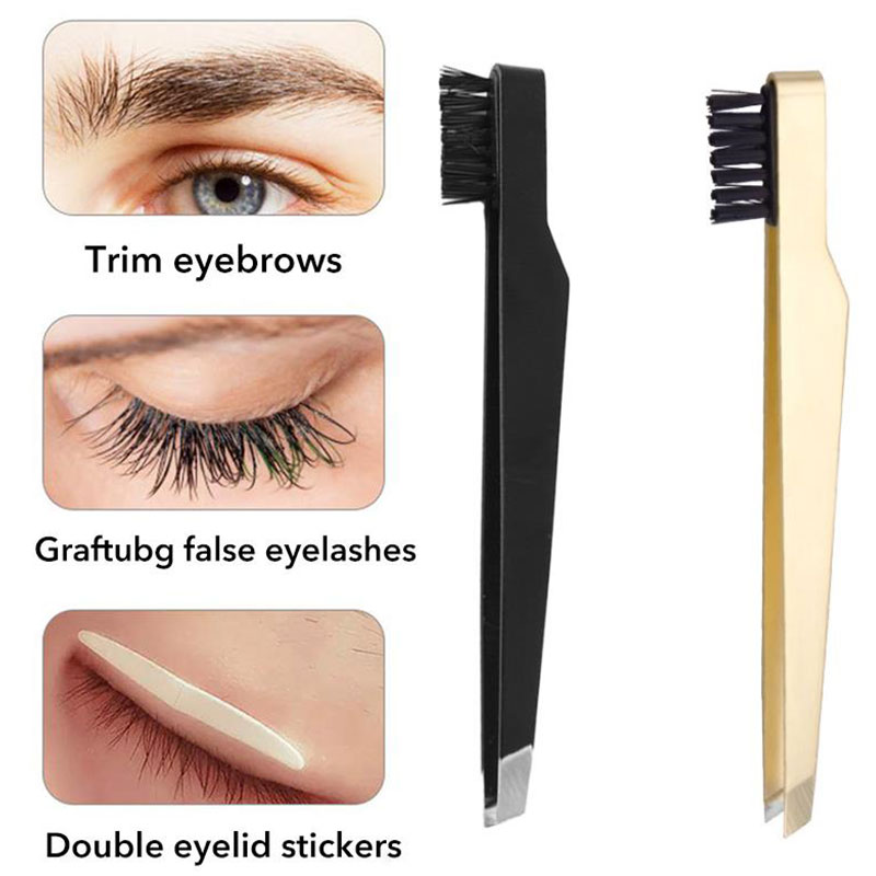 1PC Stainless Steel Eyebrow Tw - Eyelash Extension For No Eyelid ulasan dan harga