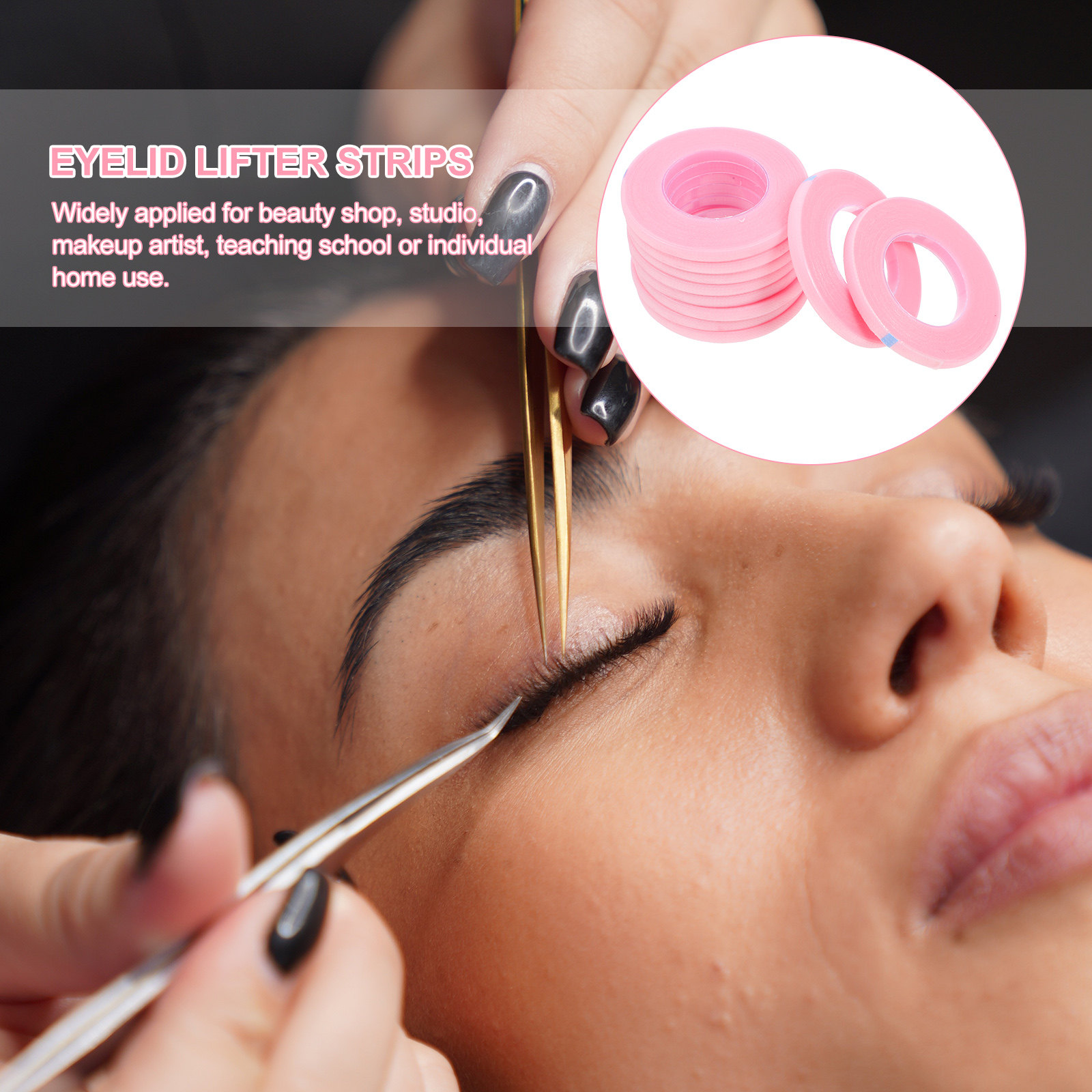 10 Rolls Lash Tape Eyelash Ext - Eyelash Extension For No Eyelid ulasan dan harga