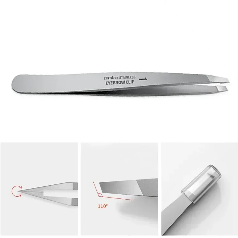 Stainless Steel Oblique Eyebro - Eyelash Extension For No Eyelid ulasan dan harga