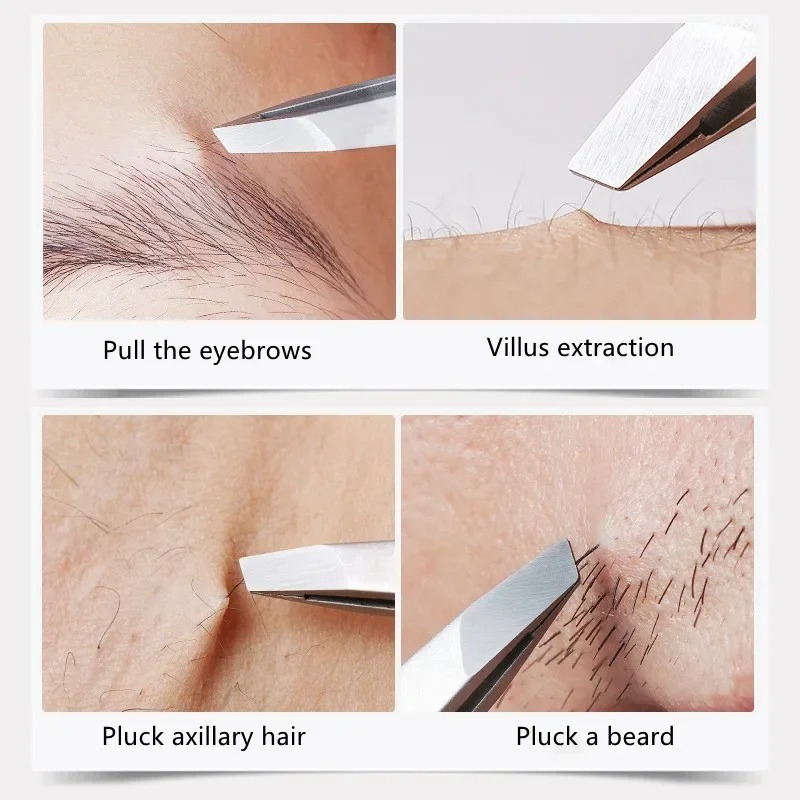 Stainless Steel Oblique Eyebro - Eyelash Extension For No Eyelid ulasan dan harga