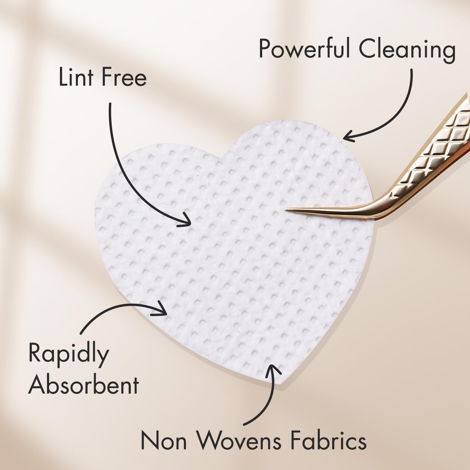 200Pcs Lint-Free Nail Wipes Ey - Eyelash Extension Home Service ulasan dan harga