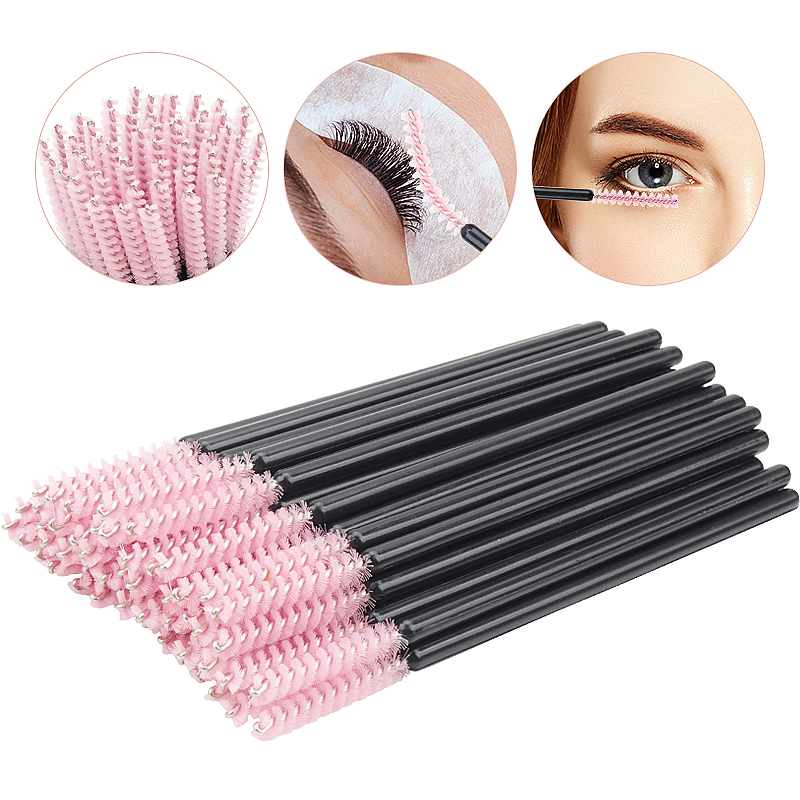 50pcs Disposable Eyelash Brush - Micro Brush Applicator ulasan dan harga