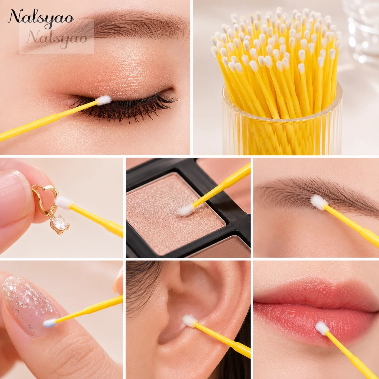 500pcs Eyelash Extension Clean - Micro Brush Applicator ulasan dan harga