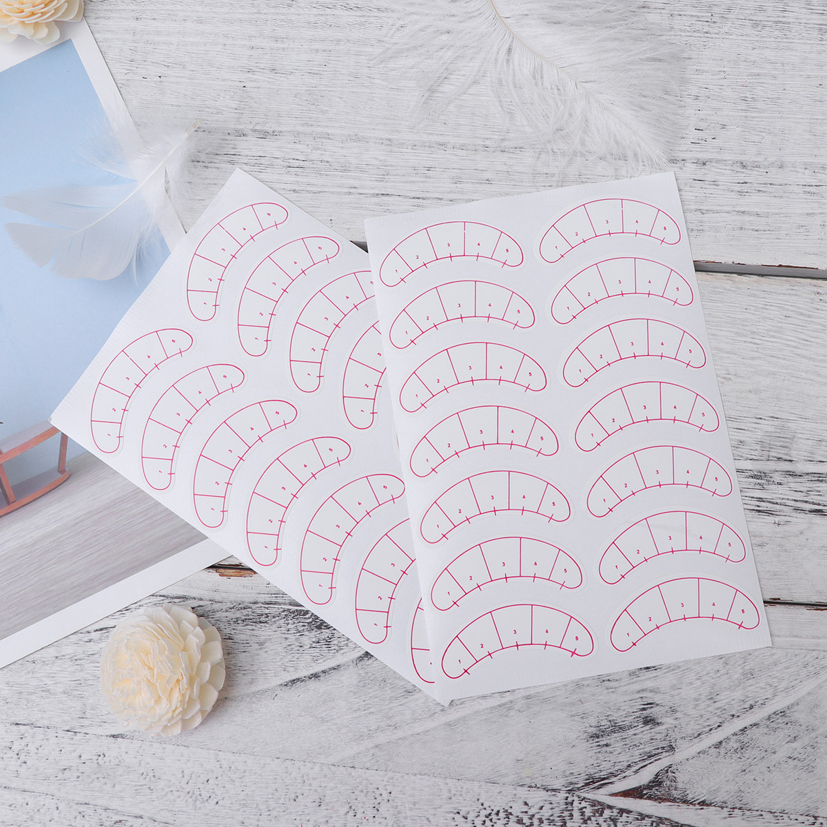 1Pack Eyelash Isolated Sticker - Eyelash Extension Is Safe ulasan dan harga