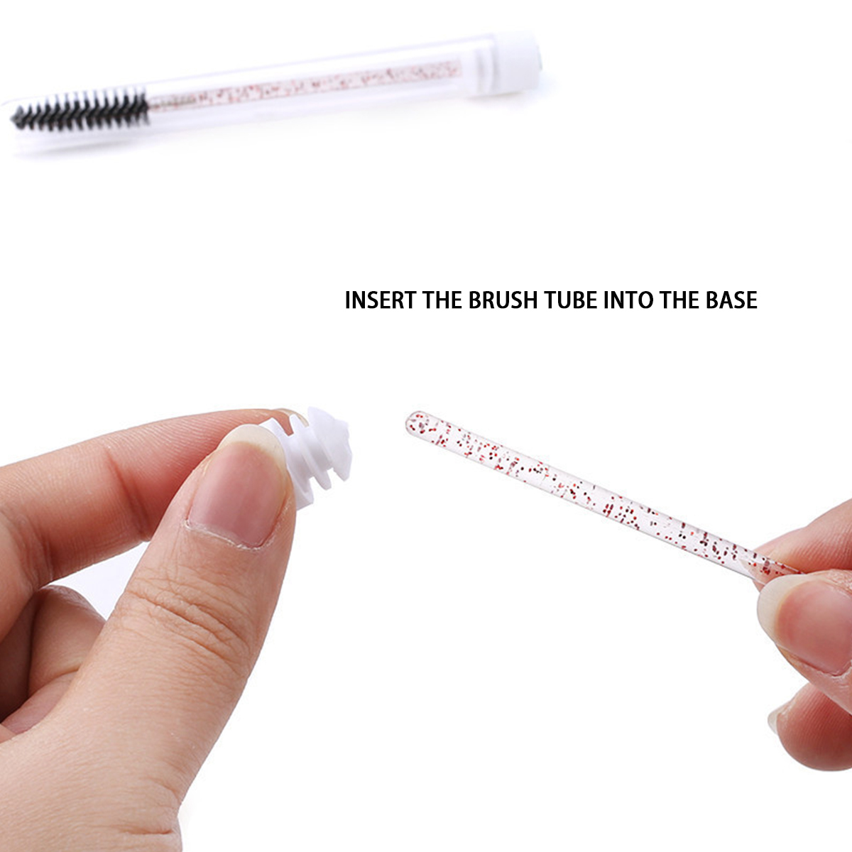 50PCS Dust-Proof Eyelash Brush - Micro Brush Applicator ulasan dan harga