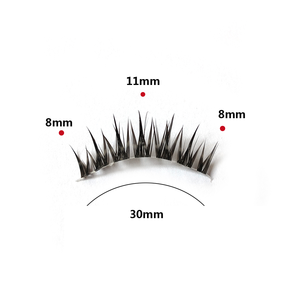 5 Pairs Natural Cat Eye False  - Eyelash Extension Cat Eye Wispy ulasan dan harga