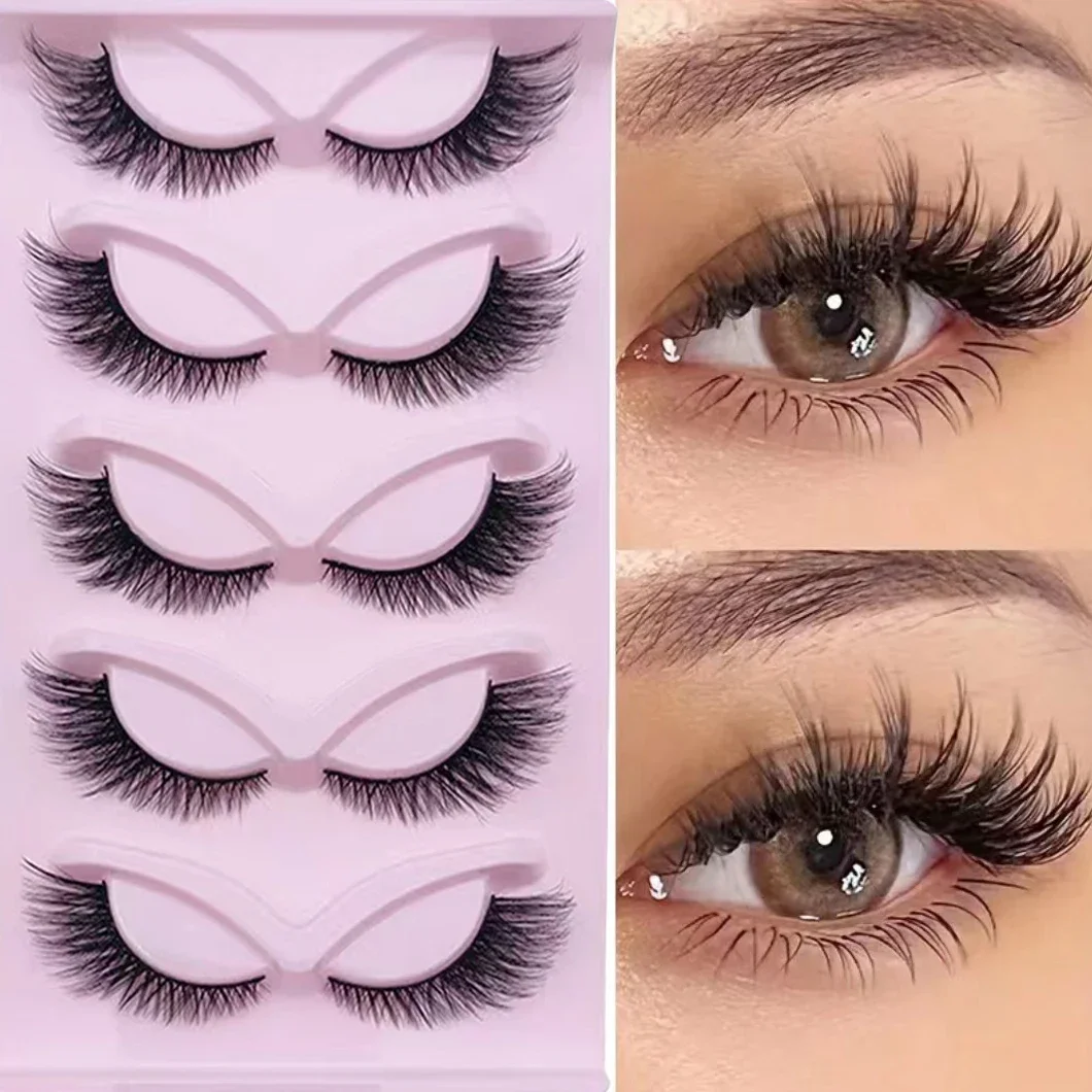 5 Pairs Cat Eye Lashes Wispy F - Eyelash Extension Cat Eye Wispy ulasan dan harga