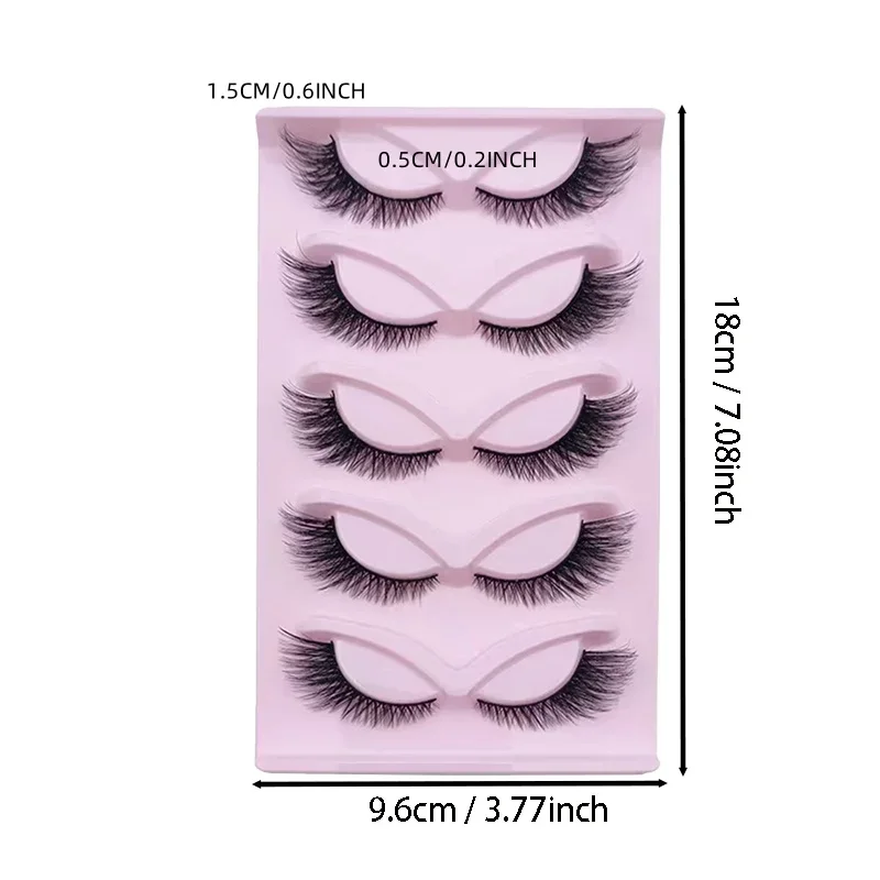 5 Pairs Cat Eye Lashes Wispy F - Eyelash Extension Cat Eye Wispy ulasan dan harga