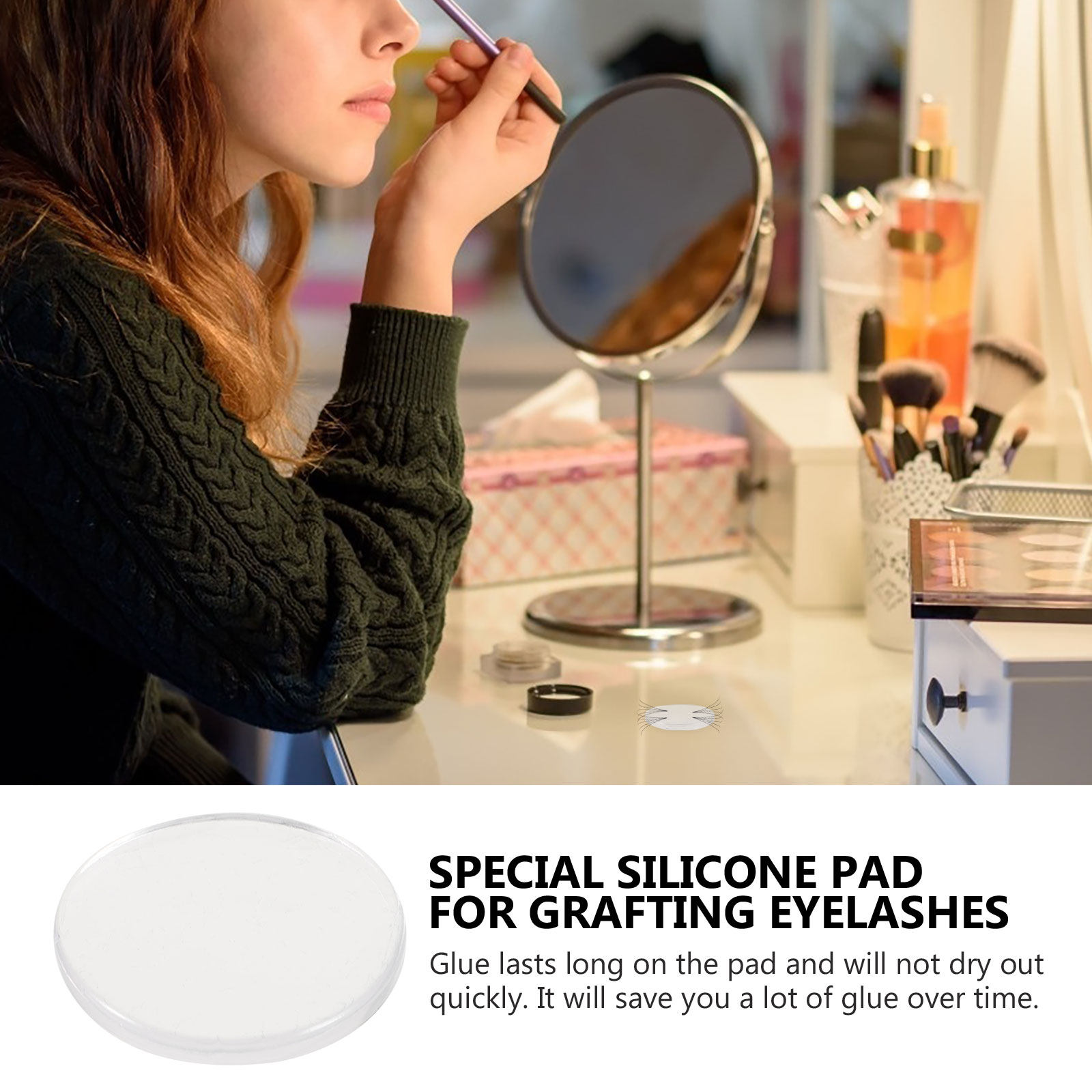10Pcs Transparent Silicone Eye - Eyelash Extension Is Safe ulasan dan harga
