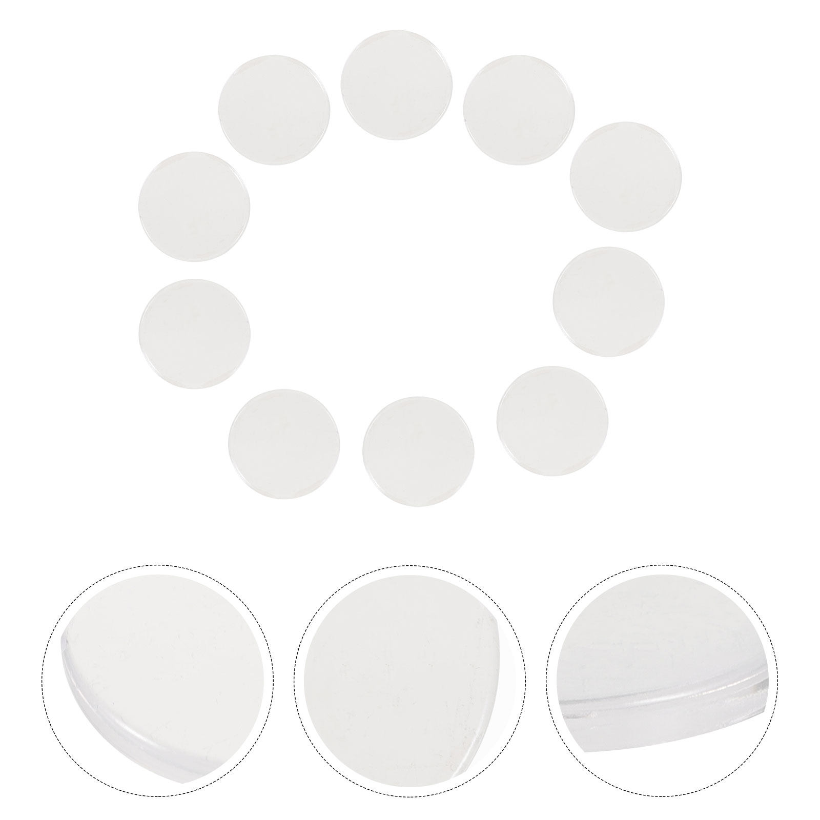 10Pcs Transparent Silicone Eye - Eyelash Extension Is Safe ulasan dan harga