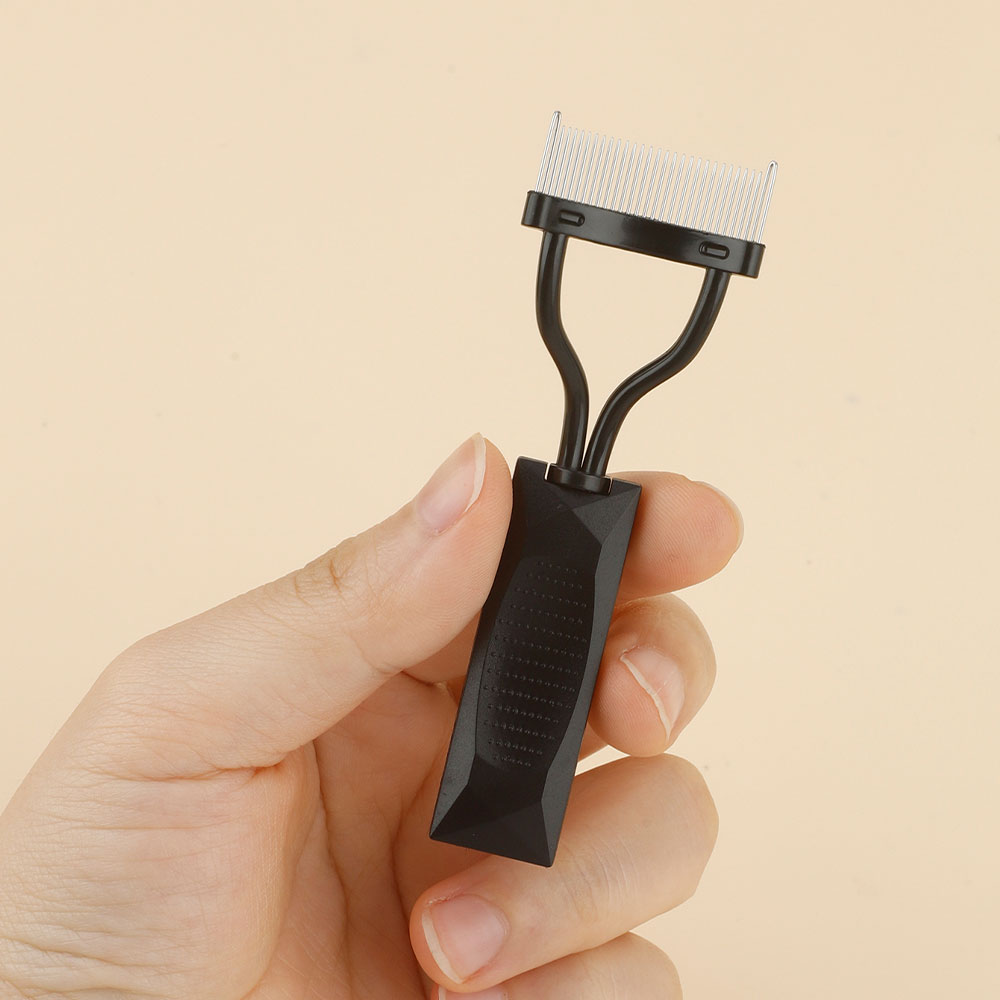 1pcs Curved Ultra-Fine Steel T - Eyelash Extension Guide ulasan dan harga