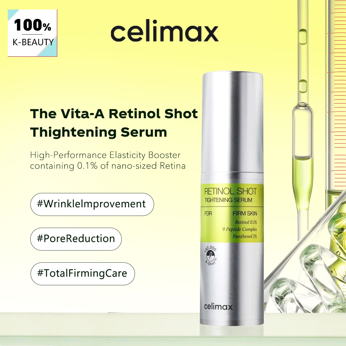 Celimax THE VITA-A RETINOL SHO - The Ordinary Serum Hyaluronic Acid ulasan dan harga