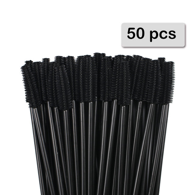 50pcs Silicone Mascara Wands A - Micro Brush Applicator ulasan dan harga