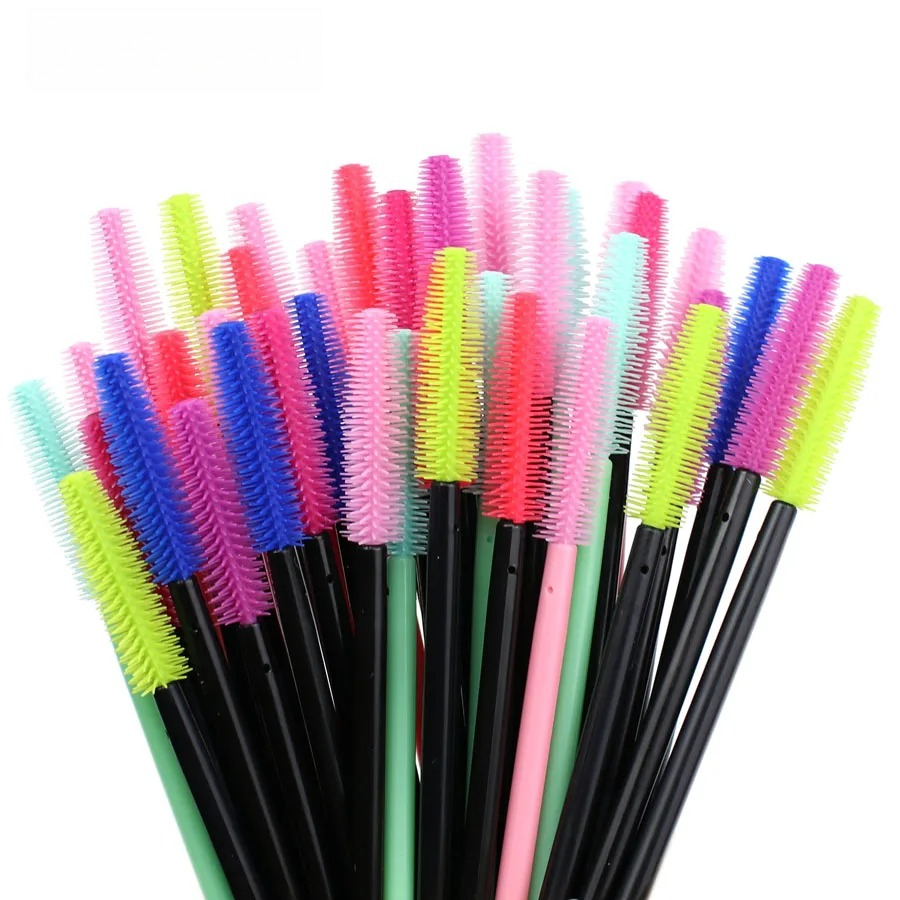 50pcs Silicone Mascara Wands A - Micro Brush Applicator ulasan dan harga